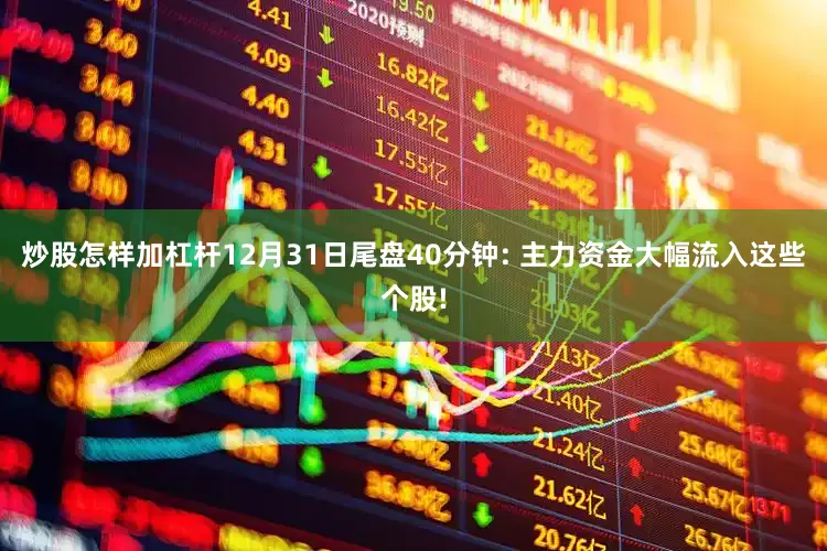 炒股怎样加杠杆12月31日尾盘40分钟: 主力资金大幅流入这些个股!
