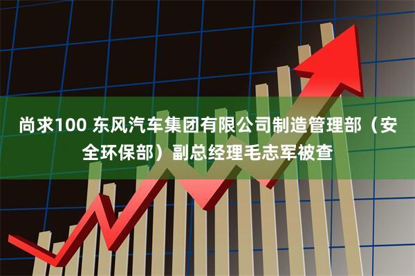尚求100 东风汽车集团有限公司制造管理部（安全环保部）副总经理毛志军被查