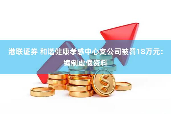港联证券 和谐健康孝感中心支公司被罚18万元：编制虚假资料